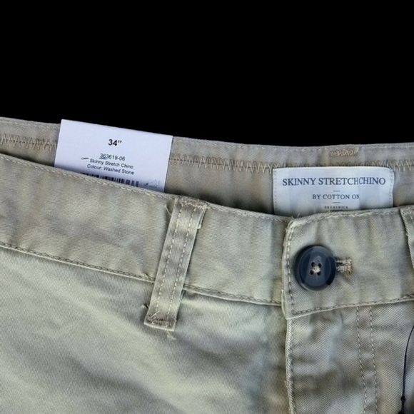 Men's Cotton On Skinny Chinos. Size 34/32 - Picture 5 of 6